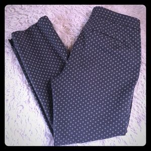 Boden vented gray ankle pants 10p